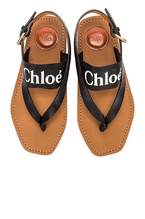 chloe sandals|chloe woody sandals outfit black.